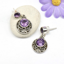 Boucles d'oreille argent...