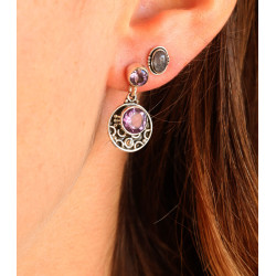 Boucles d'oreille argent...
