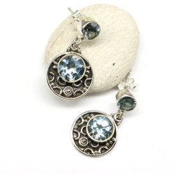 Boucles d'oreille argent...