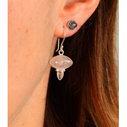 Boucles d'oreille argent et...