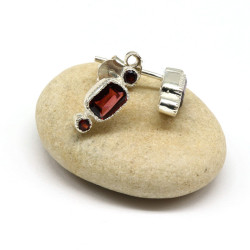 Puces d'oreille argent et 3...