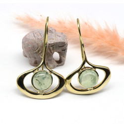 Boucles d'oreilles dorées...