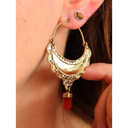 Boucle d'oreille indienne...