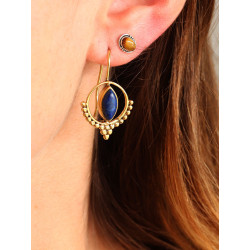 Boucles d'oreilles dorées...