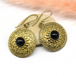 Boucles d'oreilles dorées...