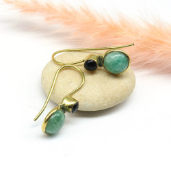 Boucles d'oreilles dorées 2...