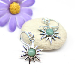 Boucles d'oreille soleil...