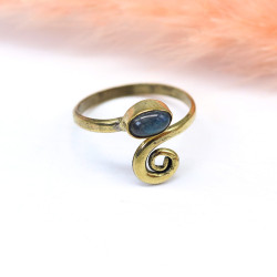 Bague dorée réglable...