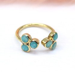 Bague dorée réglable 6...