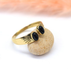 Bague laiton ouverte et 2...