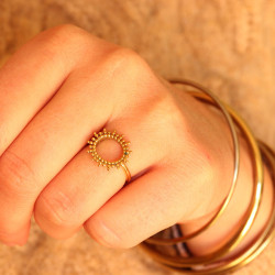 Bague fine en laiton