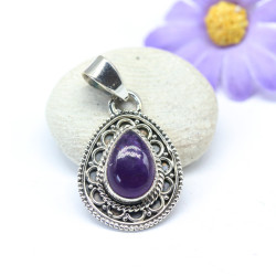 Pendentif améthyste forme...