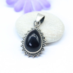 Pendentif argent pierre...
