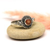 Bague fine argent pierre de soleil