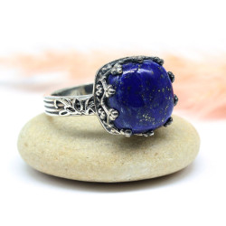 Bague lapis lazuli en...