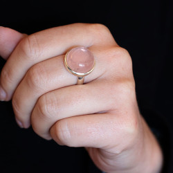 Bague argent pierre quartz...