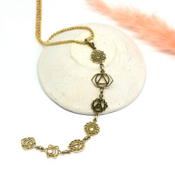 Pendentif en laiton doré...