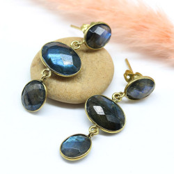Boucles d'oreilles laiton...