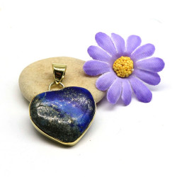 Pendentif laiton doré coeur...