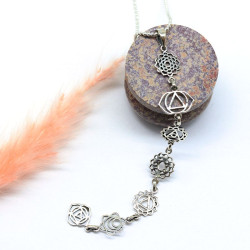 Pendentif argent symbole 7...