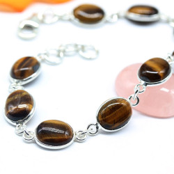 Bracelet oeil de tigre en...