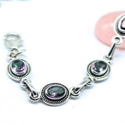 Bracelet topaze en argent