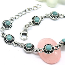 Bracelet argent pierre...