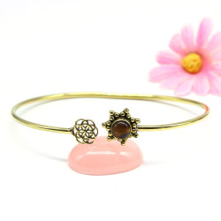 Bracelet fin bohème pierre...