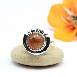 Bague argent pierre de...