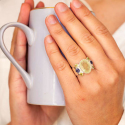 Bague argent pierre...
