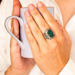 Bague ethnique argent...