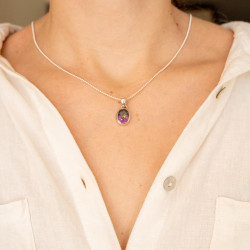 Pendentif topaze mystique...