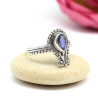 Bague argent pierre iolite