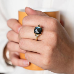 Bague laiton pierre...