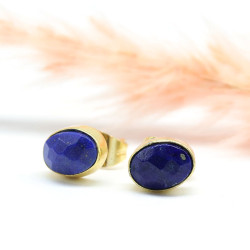 Puce d'oreille lapis lazuli...