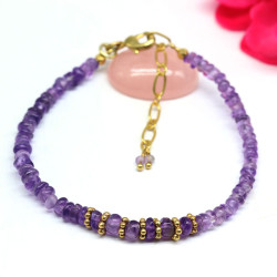 Bracelet améthystes