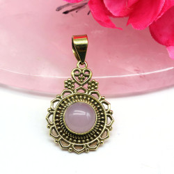Pendentif bohème doré...