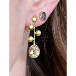 Boucle d'oreille dorée...