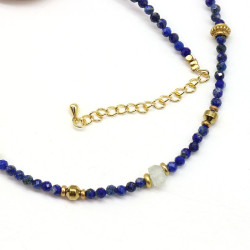 Collier pierres bleues...