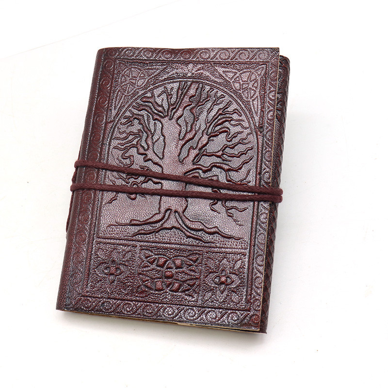 Carnet cuir motif arbre de vie Carnet cuir motif arbre de vie