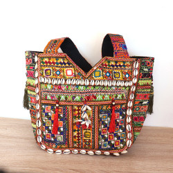 Sac indien ethnique tissus...