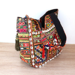 Sac indien ethnique tissus...