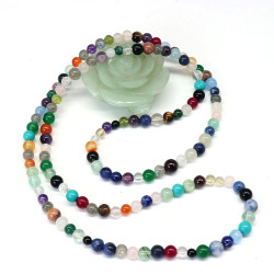 Collier sautoir pierres...