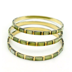 Bangles indiens vert et...
