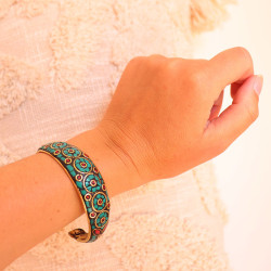 Bracelet bohème résine...