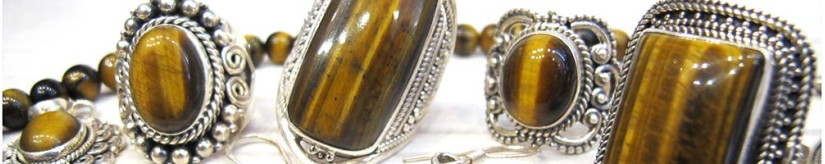 Bijoux en œil de tigre - Mosaik bijoux indiens