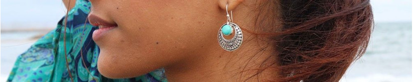 Boucle d'oreille pierre naturelle : nos boucles en pierres de Jaipur